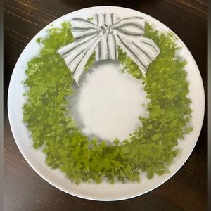 Boxwood wreath plates